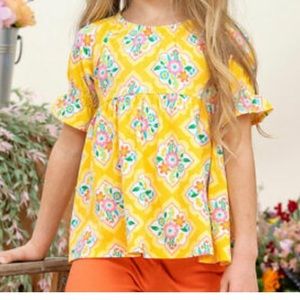 NWOT Matilda Jane bright yellow tunic size 8